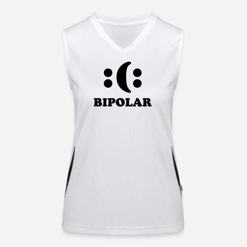 Bipolar Funktionelles Kontrast-Tank Top für Frauen