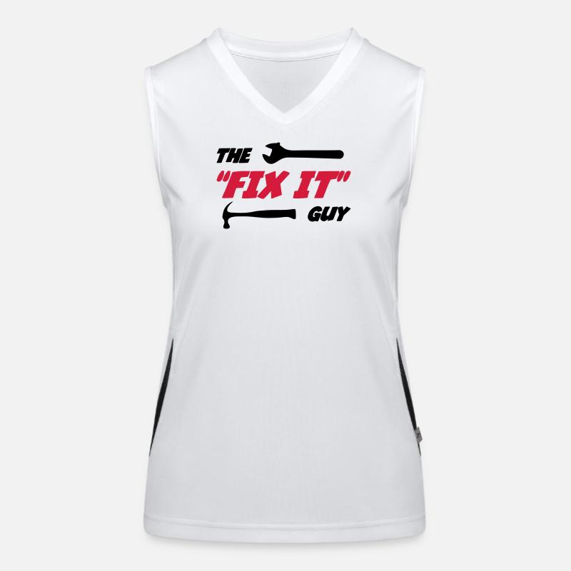 Der "Fix it" Guy 🔨 Funktionelles Kontrast-Tank Top für Frauen