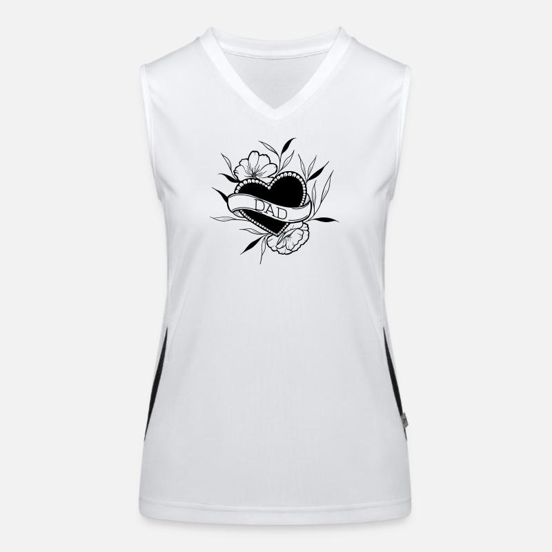 Dad Funktionelles Kontrast-Tank Top für Frauen