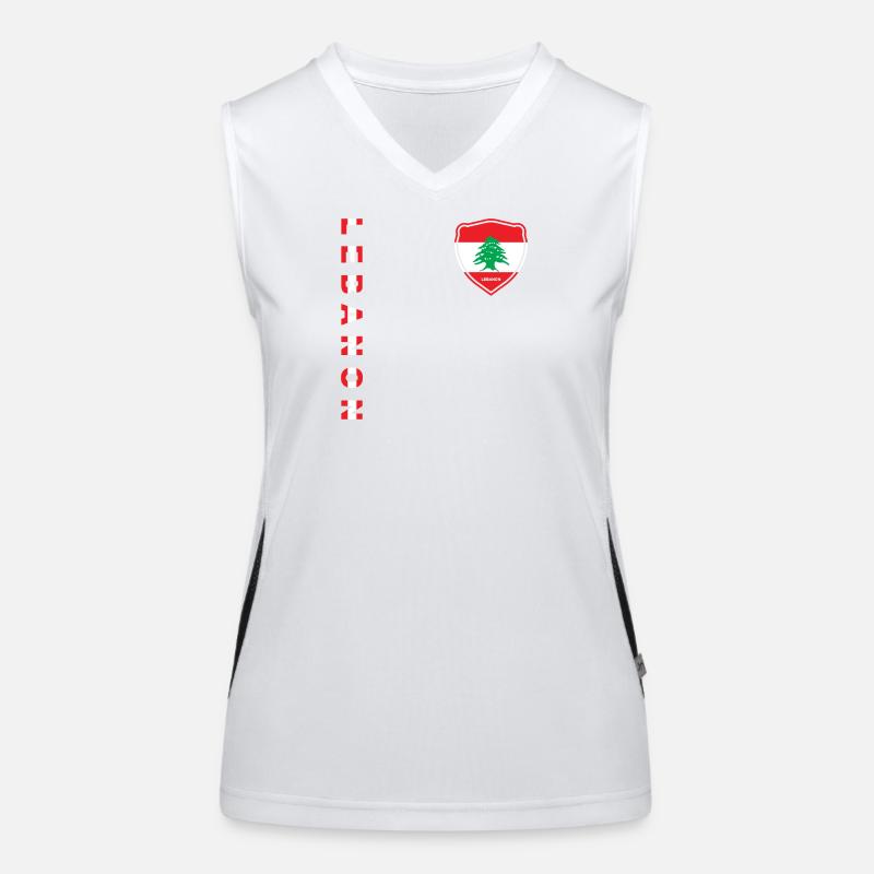 Libanon Beirut Libanese Libanesin Libanesisch LBN Funktionelles Kontrast-Tank Top für Frauen