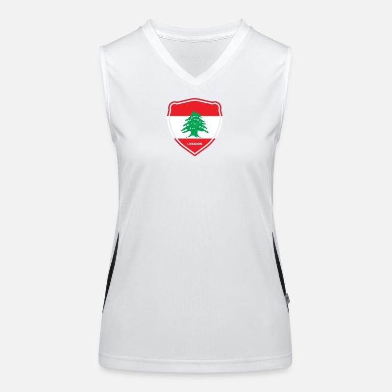 Libanon Beirut Libanese Libanesin Libanesisch LBN Funktionelles Kontrast-Tank Top für Frauen