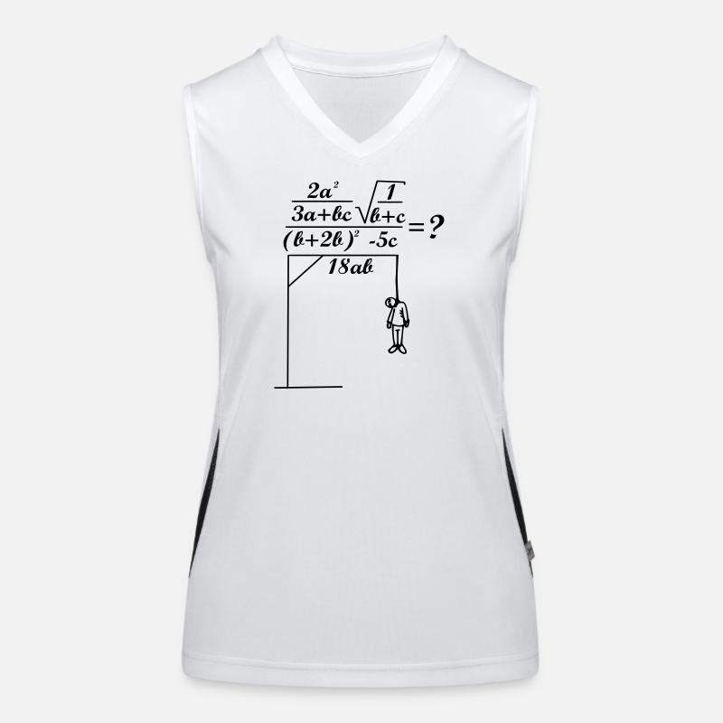 formule de math Débardeur respirant contrasté Femme