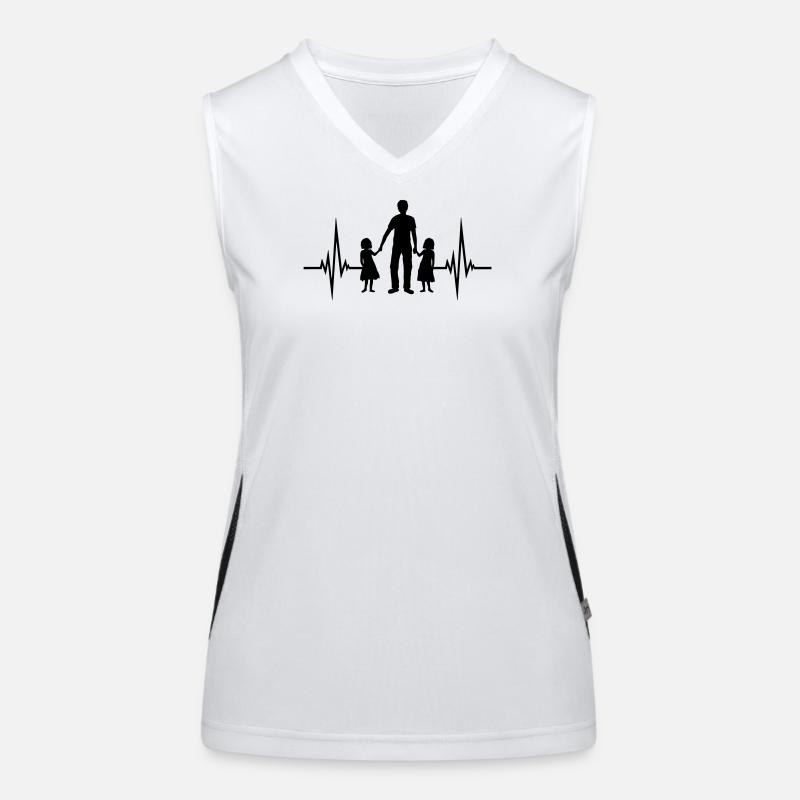 2 Töchter Puls Funktionelles Kontrast-Tank Top für Frauen