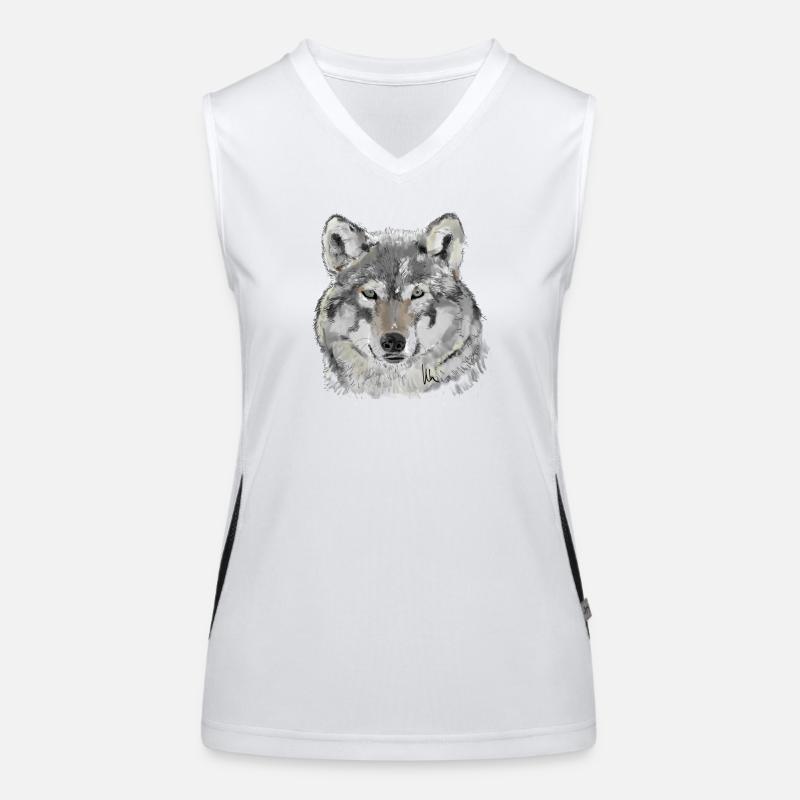 Wolf Women's Functional Contrast Tank Top