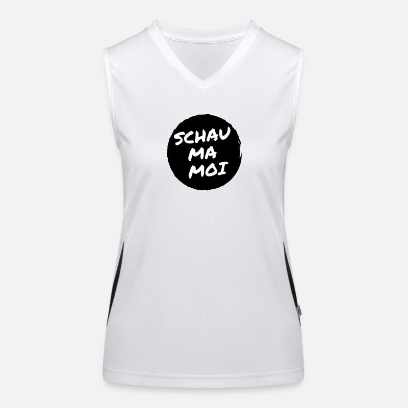 Schau ma moi - Statement with uncertain outcome Women's Functional Contrast Tank Top