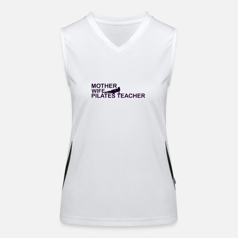 Pilates Mutter / Pilates Lehrer Funktionelles Kontrast-Tank Top für Frauen