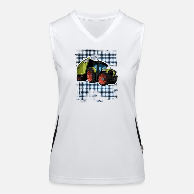 Traktor Funktionelles Kontrast-Tank Top für Frauen