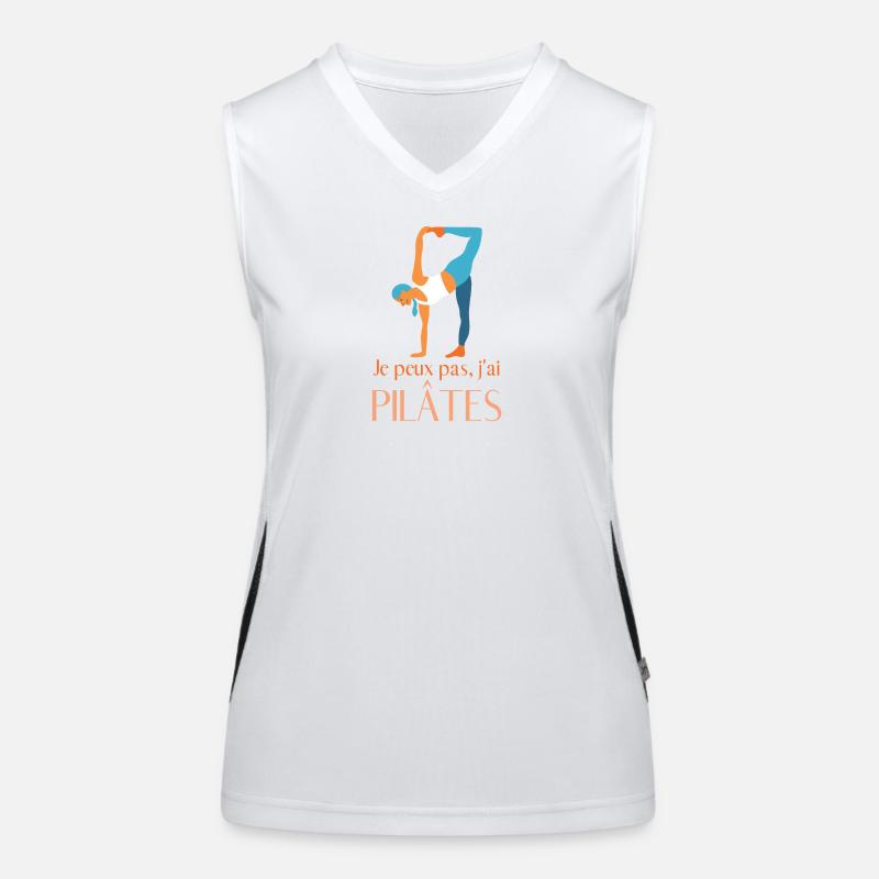 Pilates Débardeur respirant contrasté Femme