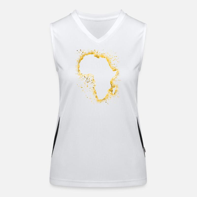 Afrika Funktionelles Kontrast-Tank Top für Frauen
