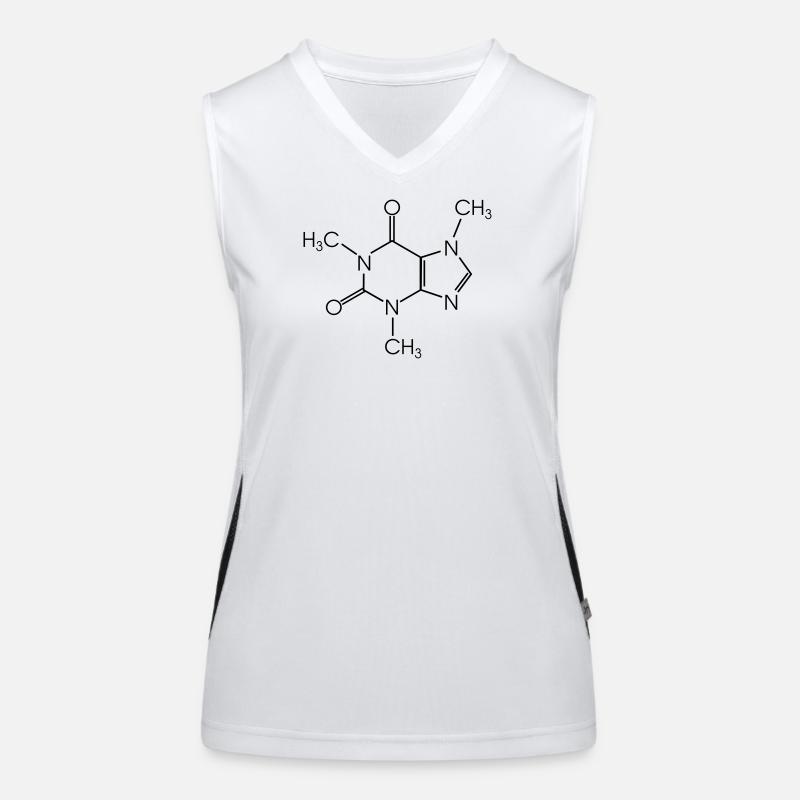 Caféine Débardeur respirant contrasté Femme