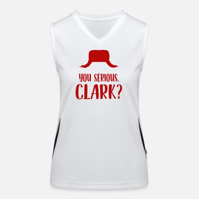 Du ernsthafter Clark Funktionelles Kontrast-Tank Top für Frauen