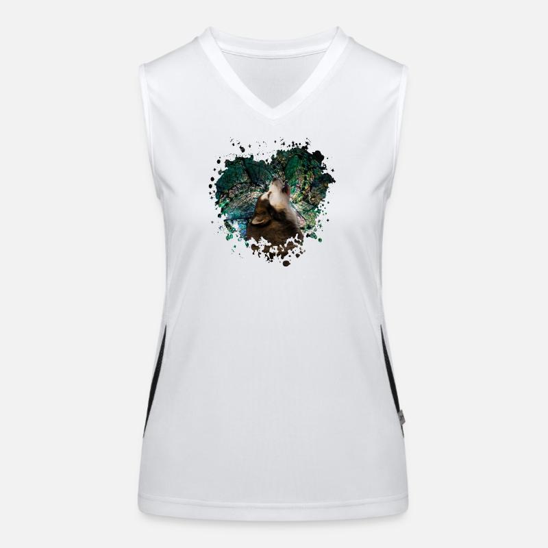 Howling malamute Women's Functional Contrast Tank Top