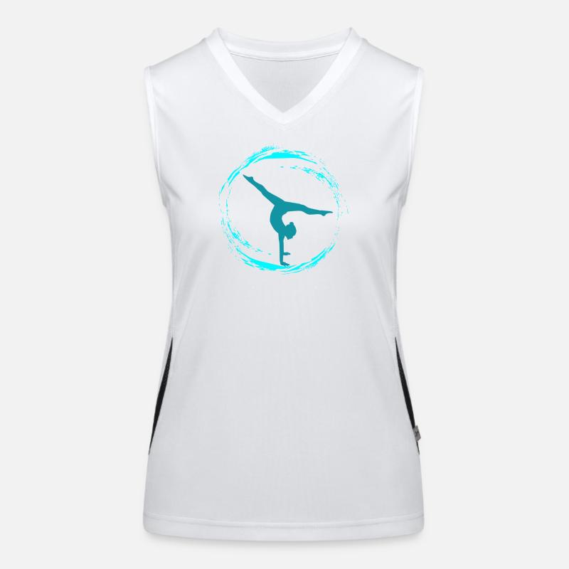 Rhythmic gymnastics Funktionelles Kontrast-Tank Top für Frauen