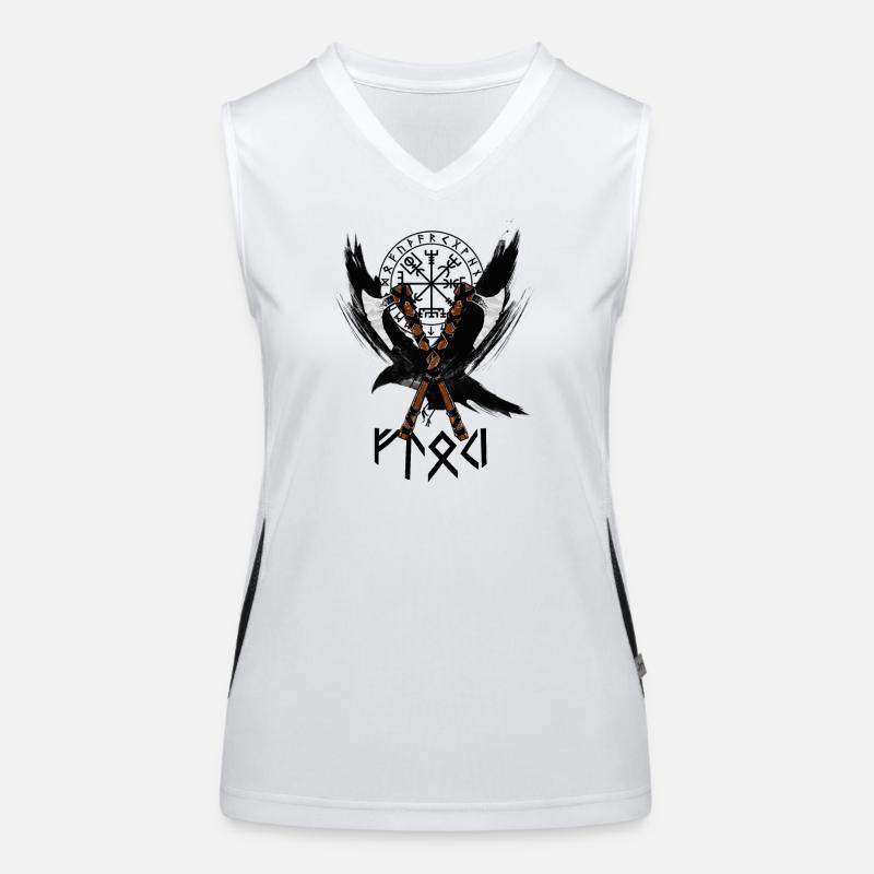 Vikings Top sportivo da donna in contrasto cromatico