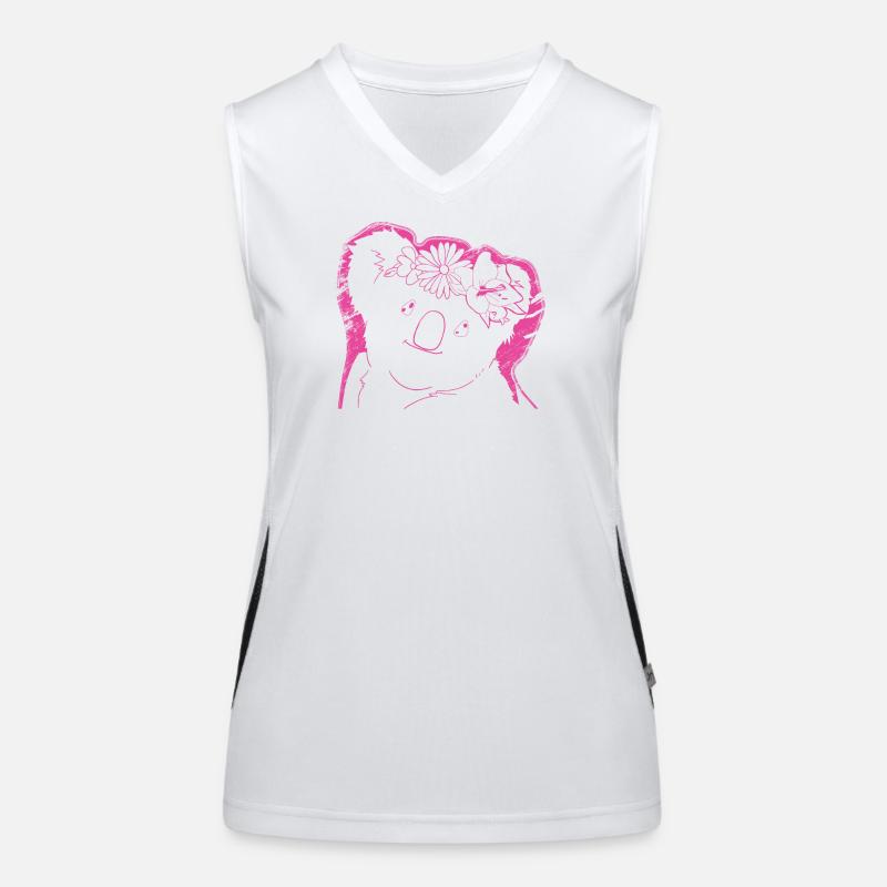 Koala Koala Ours Débardeur respirant contrasté Femme