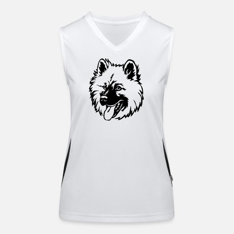 Tête Eurasier Débardeur respirant contrasté Femme