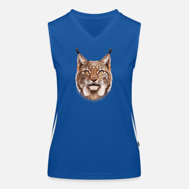 Luchs Funktionelles Kontrast-Tank Top für Frauen