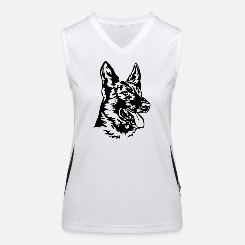 Hollandse Herdershond Women's Functional Contrast Tank Top