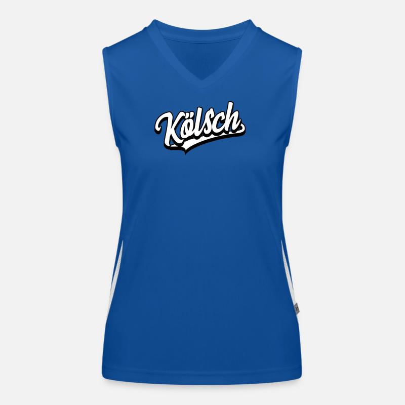 Kölsch - Köln Funktionelles Kontrast-Tank Top für Frauen