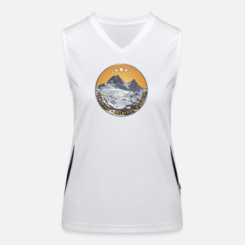 St Anton | Arlberg | Austria Women's Functional Contrast Tank Top