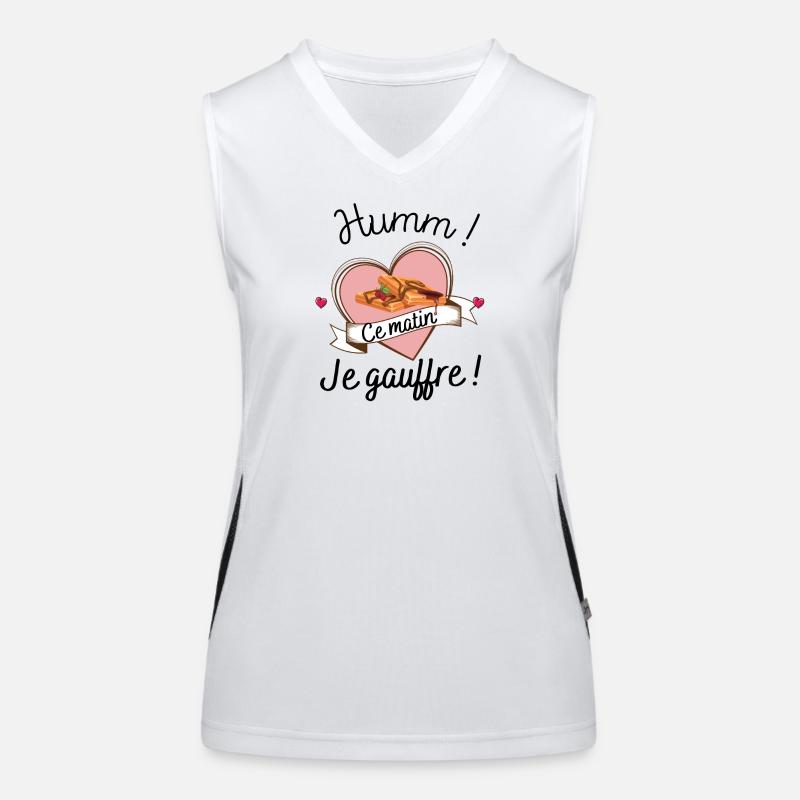Ich schnaufe heute Morgen. Funktionelles Kontrast-Tank Top für Frauen