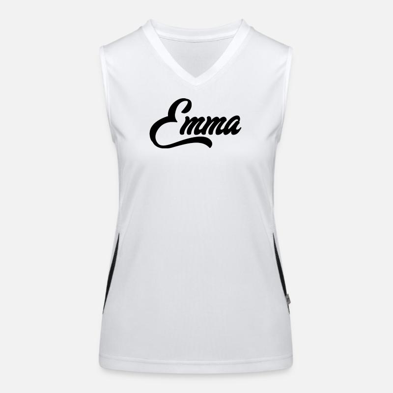 Emma Name  Funktionelles Kontrast-Tank Top für Frauen