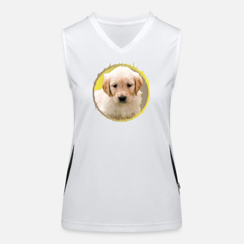 chiot Débardeur respirant contrasté Femme