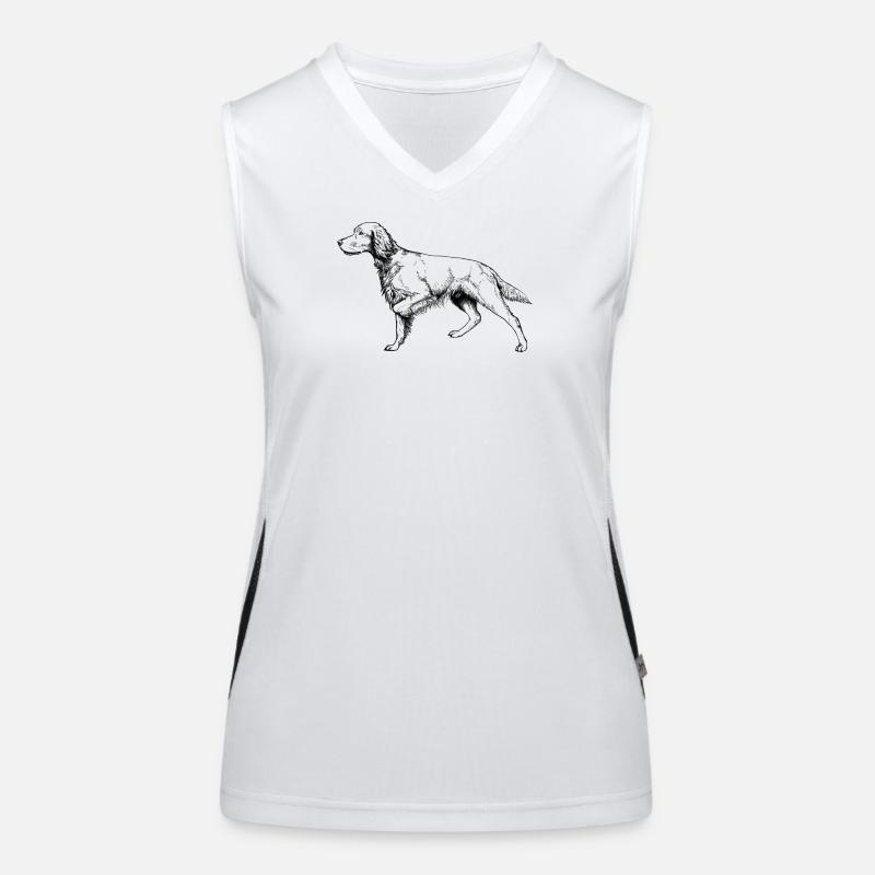 Setter vorstehend Funktionelles Kontrast-Tank Top für Frauen