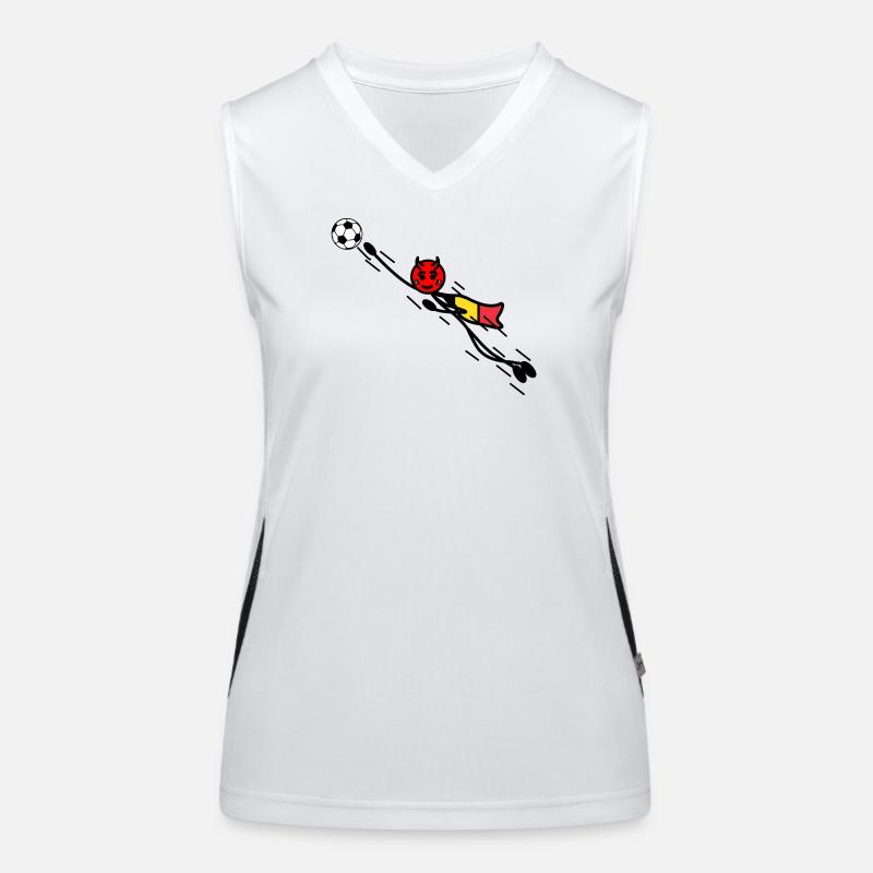 Flying Red Devil hero keeper Women's Functional Contrast Tank Top