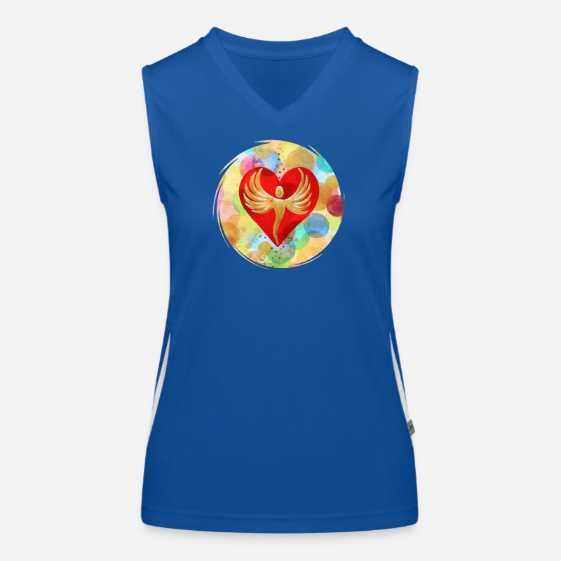 EngelHerz der Regenbogen Dimension - Sonja Ariel Funktionelles Kontrast-Tank Top für Frauen