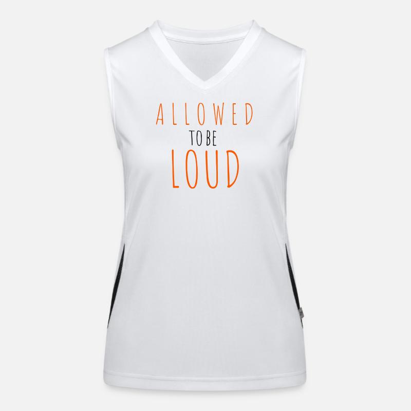 Allowed to be Loud Women's Functional Contrast Tank Top