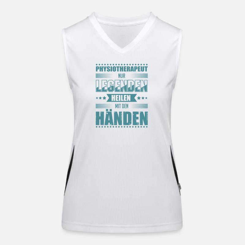 Physiotherapeut Geschenkideen Funktionelles Kontrast-Tank Top für Frauen