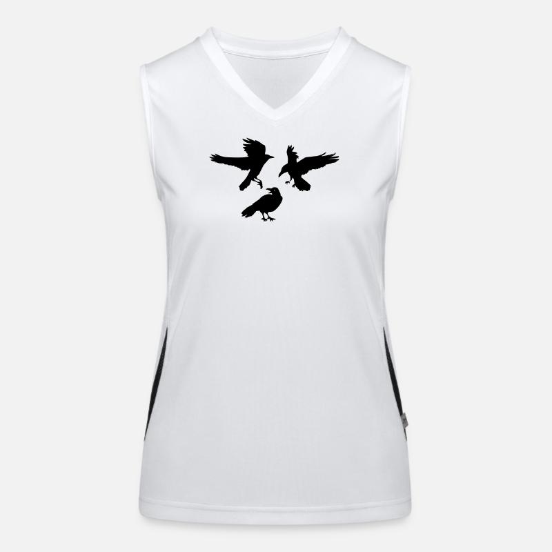 Three raven crows Women's Functional Contrast Tank Top