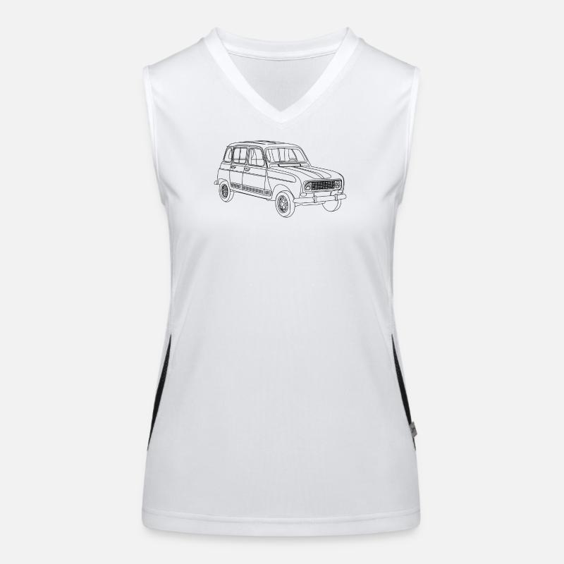 Der 4L Funktionelles Kontrast-Tank Top für Frauen