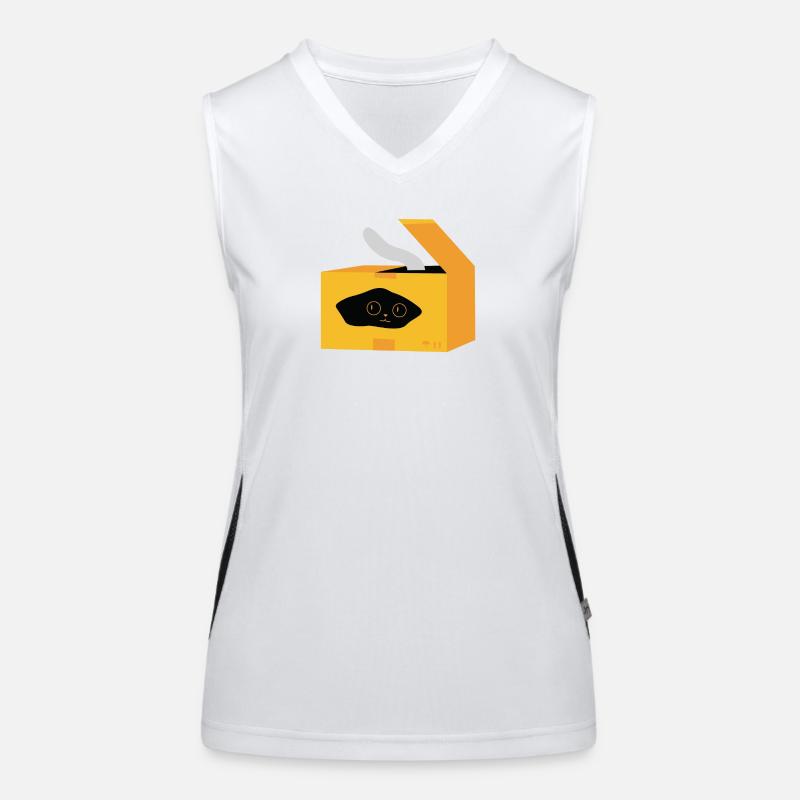 Katt and packaging design Women's Functional Contrast Tank Top
