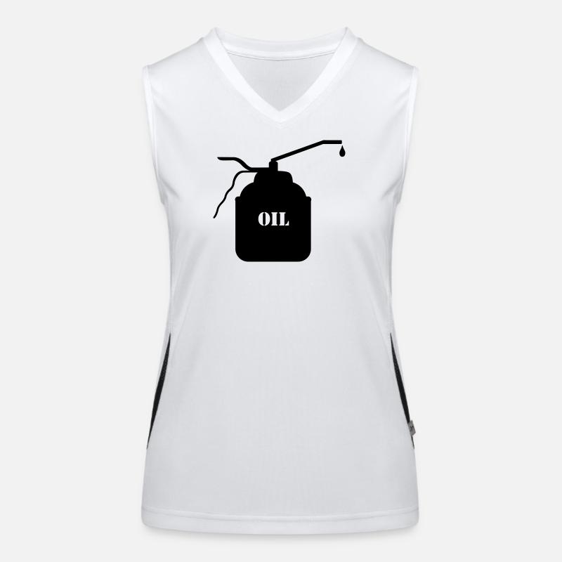 Öl kann Öl verändern Funktionelles Kontrast-Tank Top für Frauen