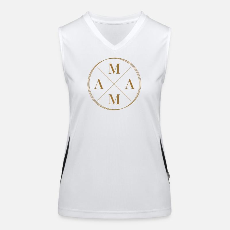 Mama Mutter Muttertag Funktionelles Kontrast-Tank Top für Frauen