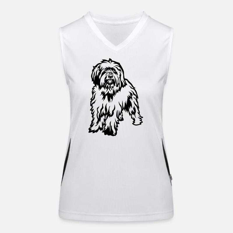 Caniche de mouton Débardeur respirant contrasté Femme
