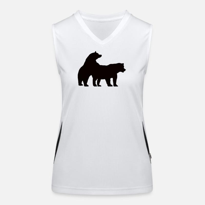 real bears Funktionelles Kontrast-Tank Top für Frauen