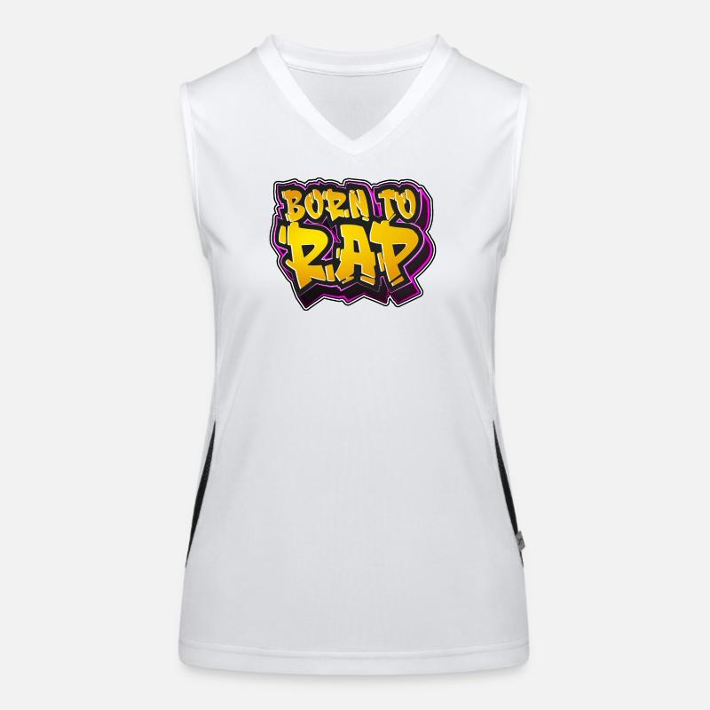 Born to rap Women's Functional Contrast Tank Top