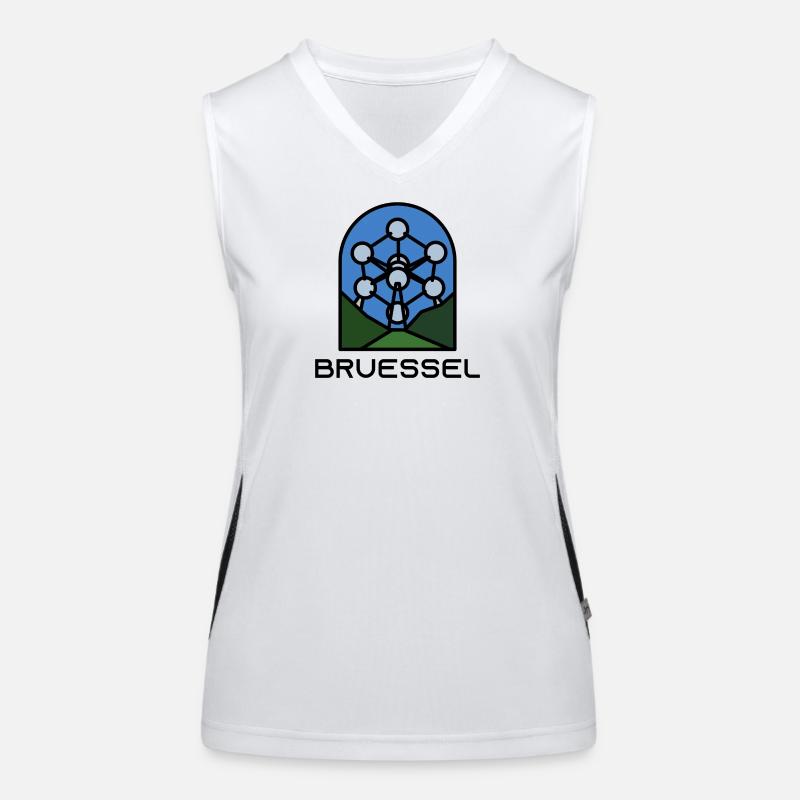 Brüssel Funktionelles Kontrast-Tank Top für Frauen