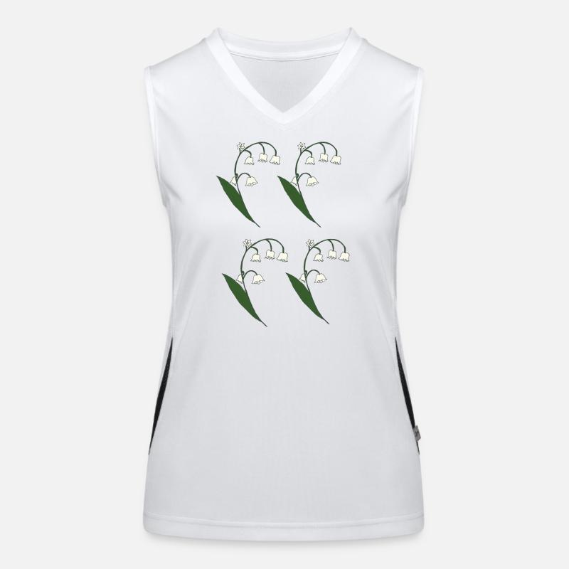maiglöckchen style Funktionelles Kontrast-Tank Top für Frauen