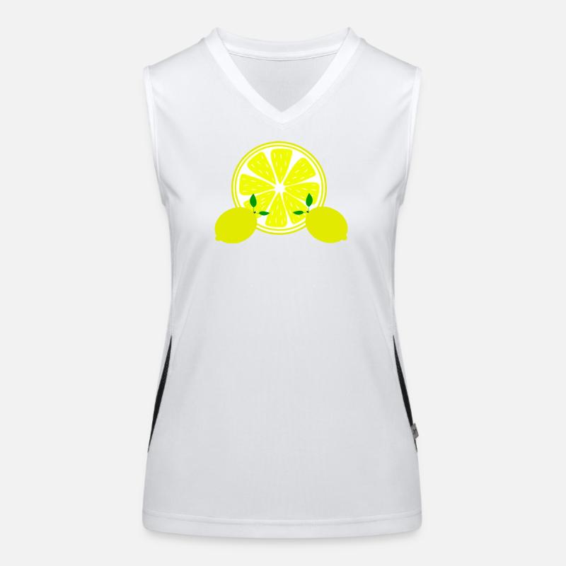 Lemon Lime Lime Women's Functional Contrast Tank Top