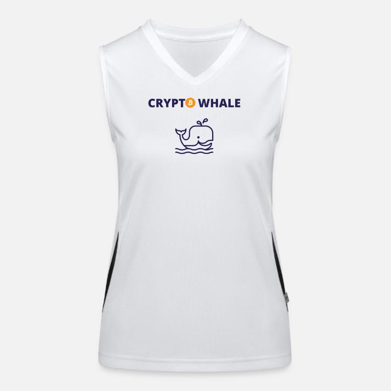 Krypto-Wal Funktionelles Kontrast-Tank Top für Frauen