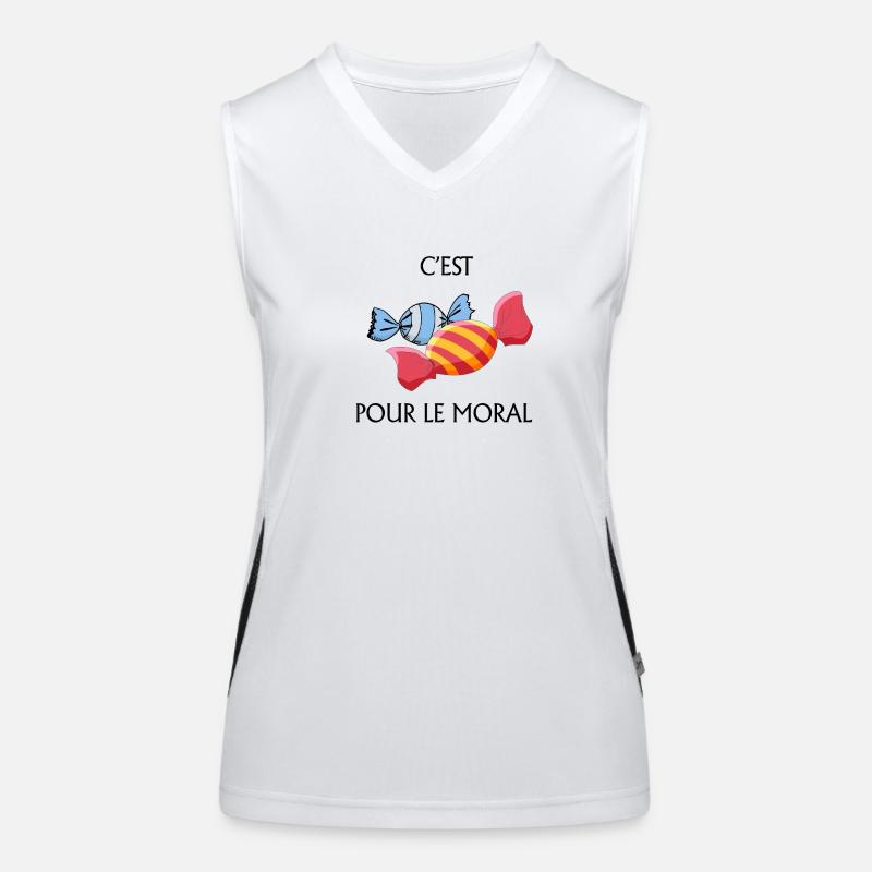 candy for morale Women's Functional Contrast Tank Top
