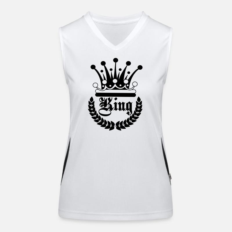 König von Koning Funktionelles Kontrast-Tank Top für Frauen