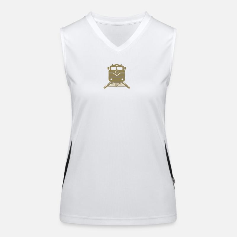 Train Train Driver Design Women's Functional Contrast Tank Top