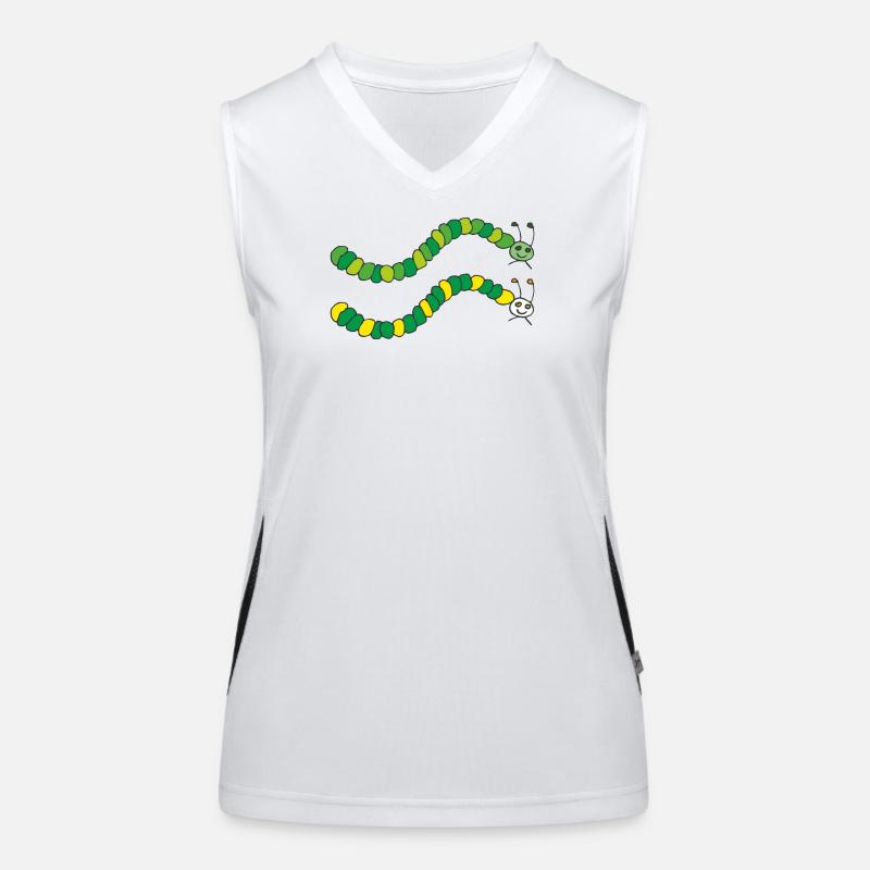 chenilles Débardeur respirant contrasté Femme