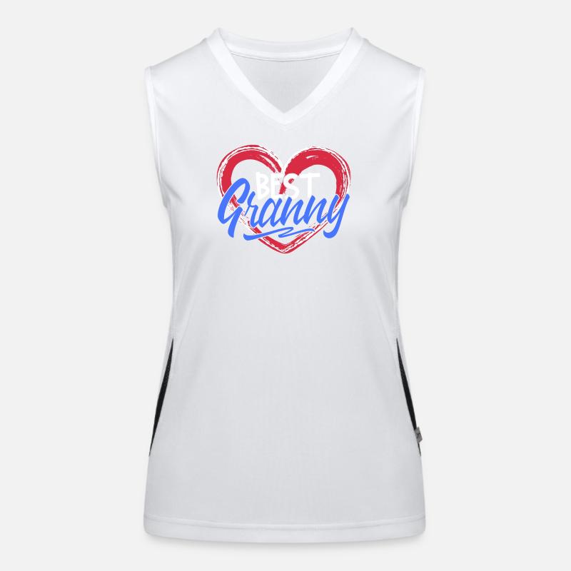 Beste Oma Großmutter Großmama Gratuliere Statement Funktionelles Kontrast-Tank Top für Frauen