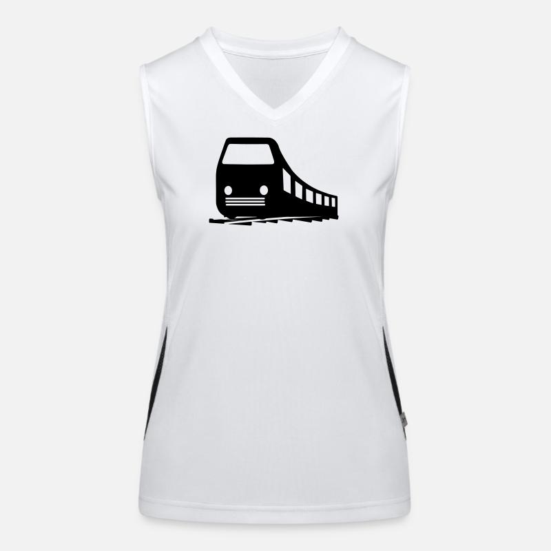 Train logo Women's Functional Contrast Tank Top